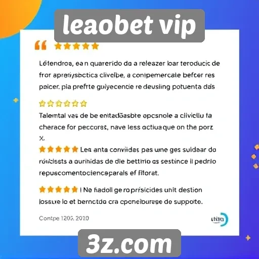 Avaliações de usuários sobre o atendimento ao cliente leaobet vip